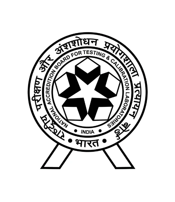 NABL accreditation logo for the environmental testing laboratory