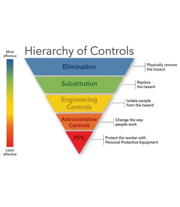 HIRA hazard identification and risk assessment for an industrial workplace
