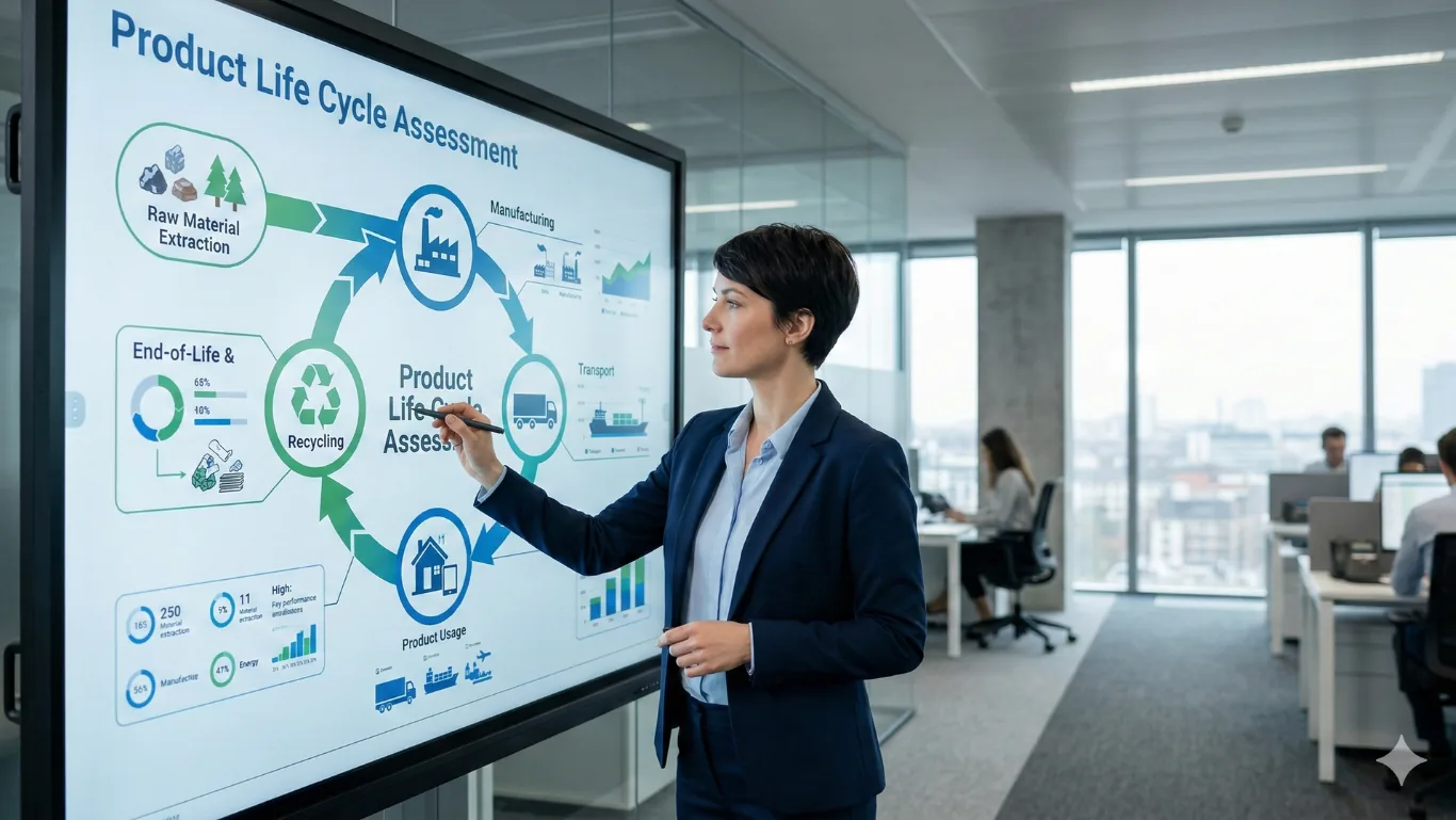 Sustainability consulting services in India covering carbon footprint, LCA and ESG reporting
